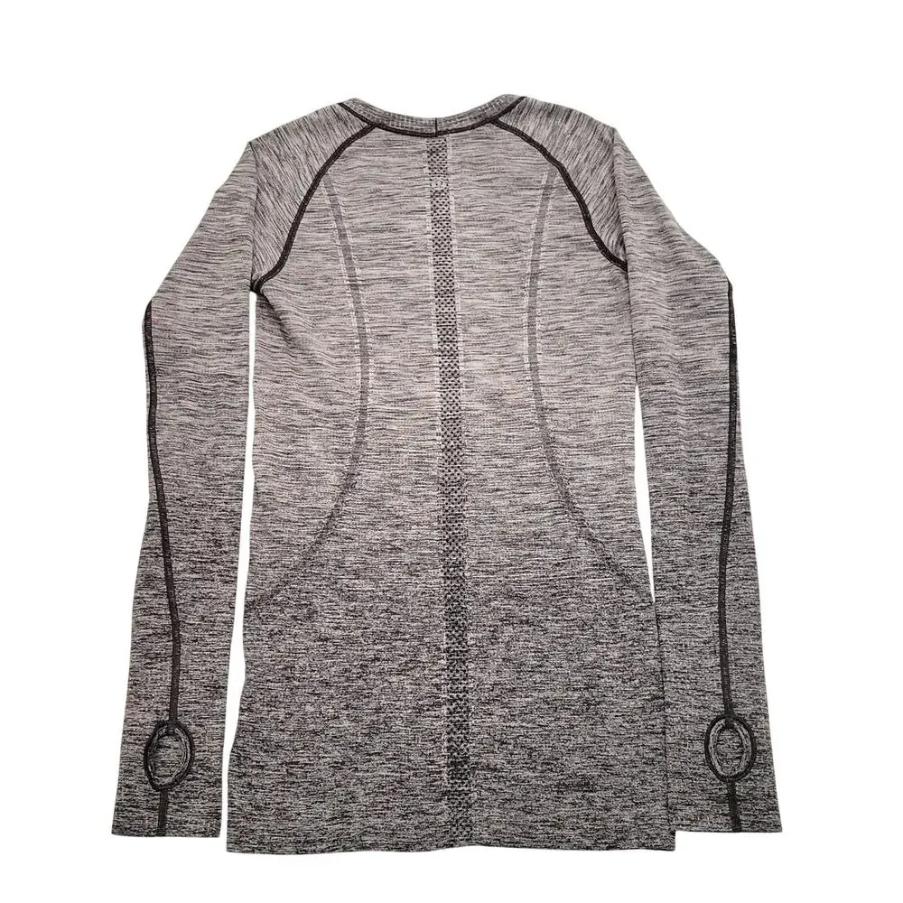 Lululemon Run Swiftly Tech Long Sleeve Top Women's 4 Gray